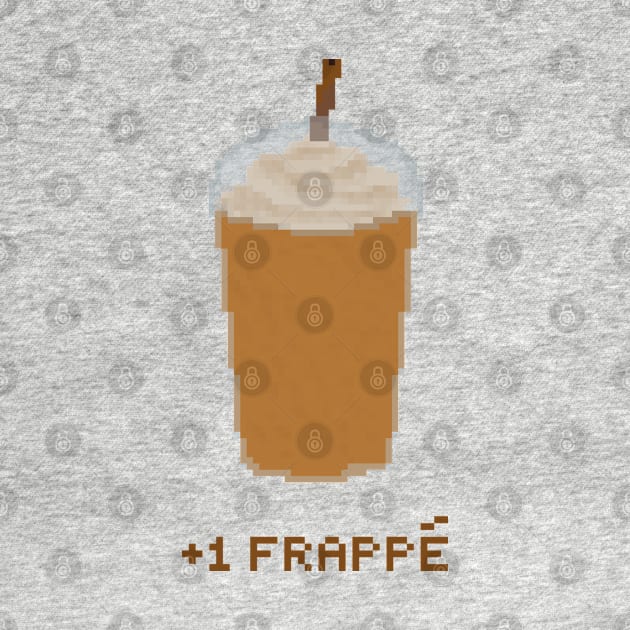 +1 frappe coffee pixel art by toffany's